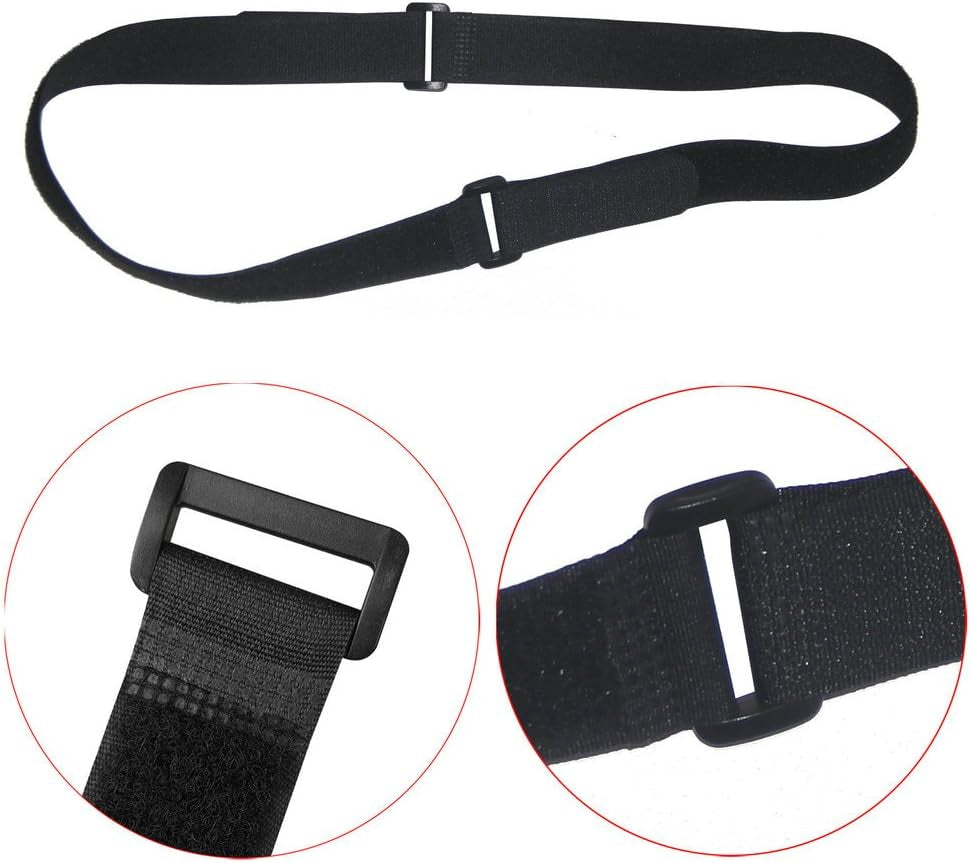 [16 Pack] 1 X 18" Hook and Loop Reusable Fastening Nylon Cable Securing Straps, Durable Functional Ties to Keep Your Places from Tangled Messes of Cords