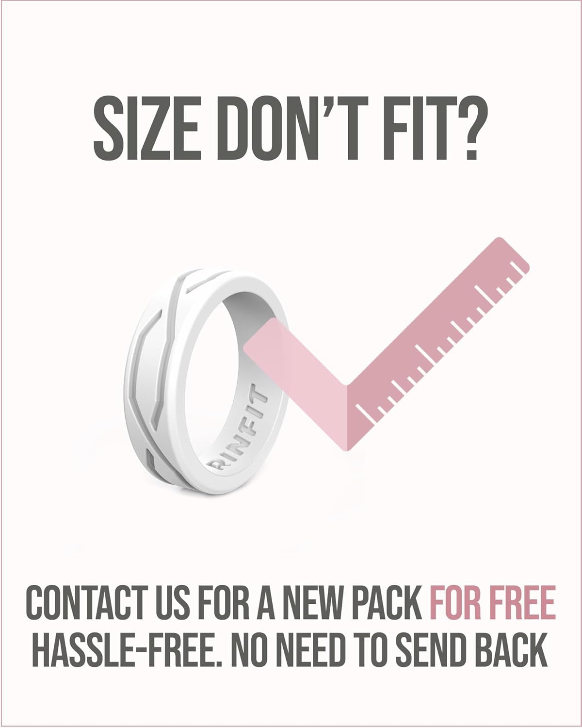 Silicone Rings for Women 5.5Mm Wide, 1.5Mm Thick - Infinity Rubber Wedding Band - Silicone Engagement Ring for Her - Patented Design