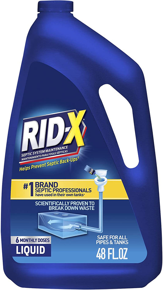 Septic Treatment, Septic Tank Treatment, 6 Month Supply of Liquid, 48 Oz