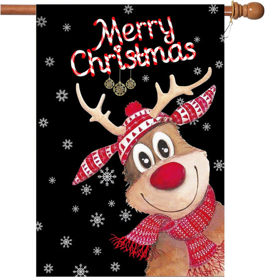 Christmas Flags - 28 X 40 Inch Outdoor Garden House Flags for Christmas Decoration