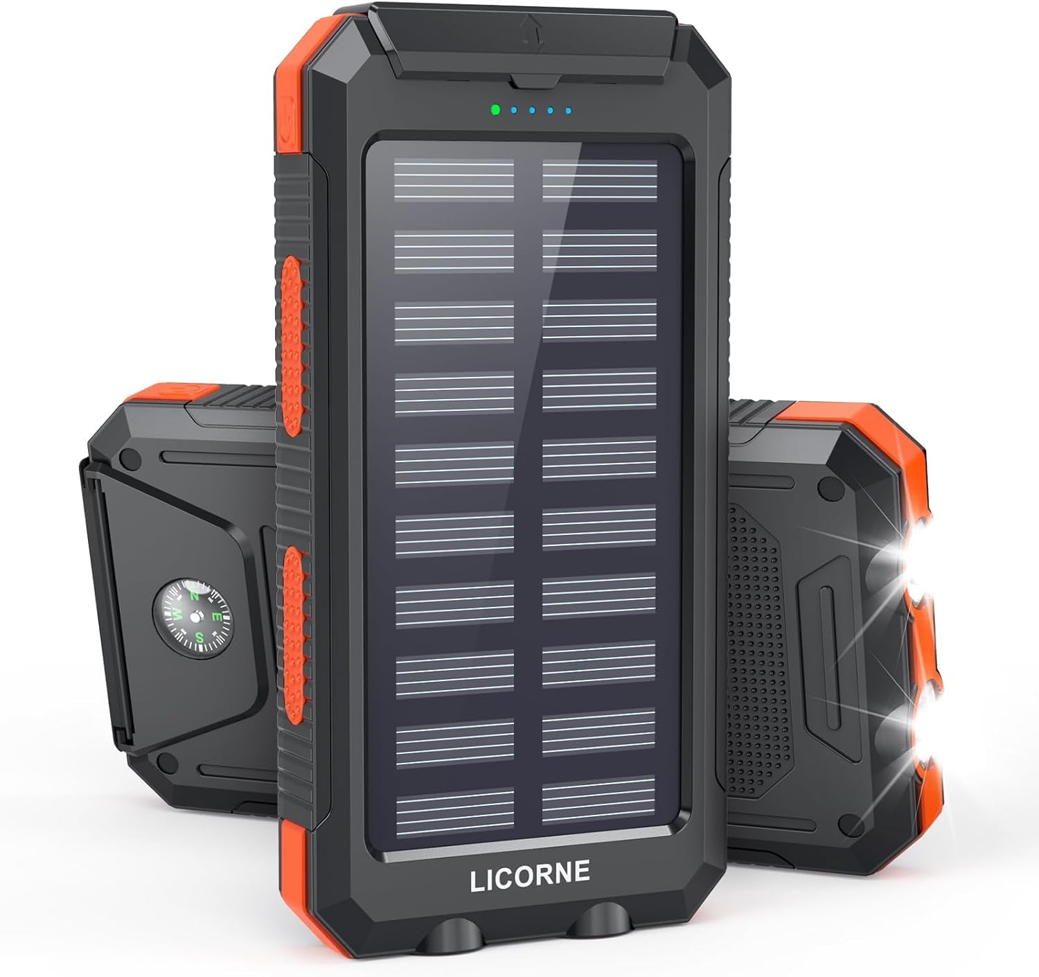 Solar Charger Power Bank Fast Charging - 30000Mah Portable Solar Phone Battery Panel Charger, QC3.0 Dual USB Port Battery Pack Charger for All Cell Phones & Electronic Devices (OG)